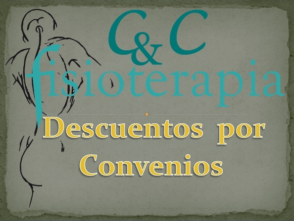 Descuentos en fisioterapia por convenios en la clinica CyC Fisioterapia