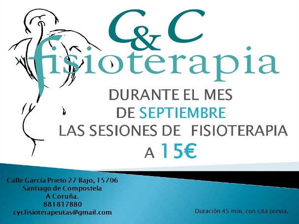 Oferta Fisioterapia septiembre 2014