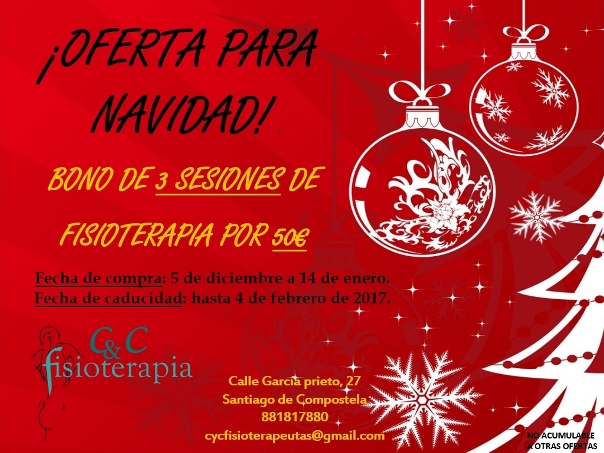 Oferta bonos de fisioterapia 2016