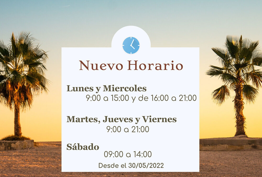 Nuevo Horario Primavera