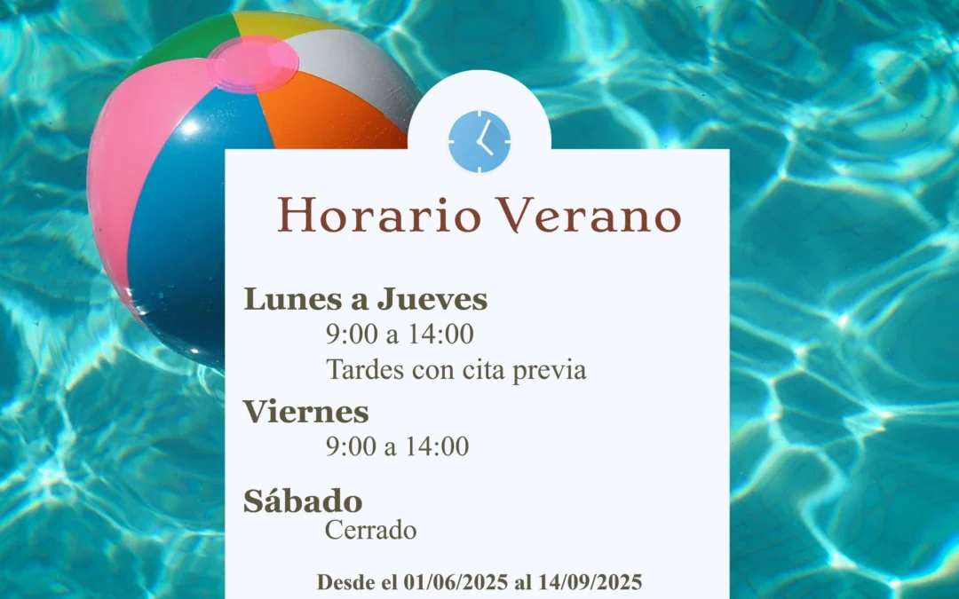 Clínica de Fisioterapia CyC – Horario de Verano 2025